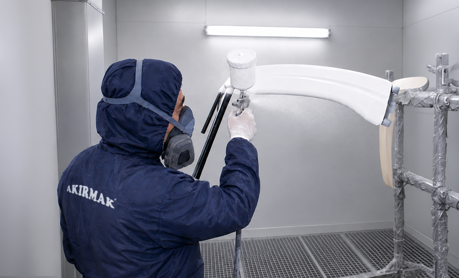 AKIRMAK painting and surface finishing process