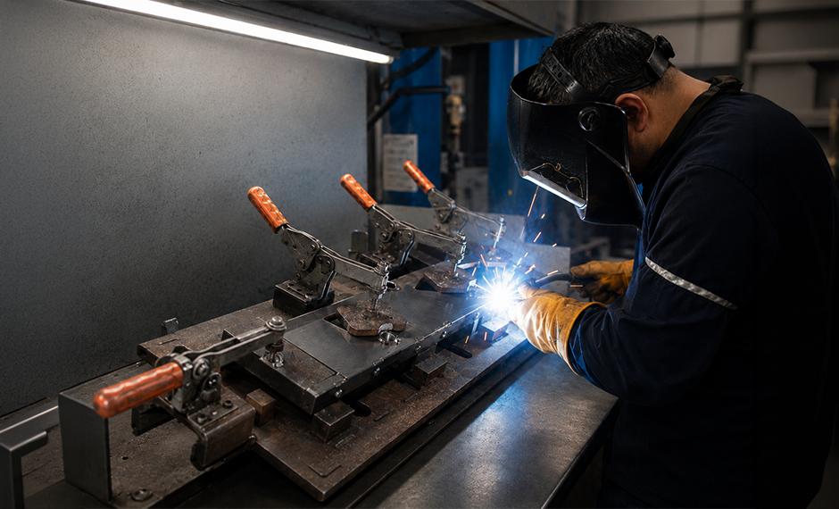 metal forming and welding process
